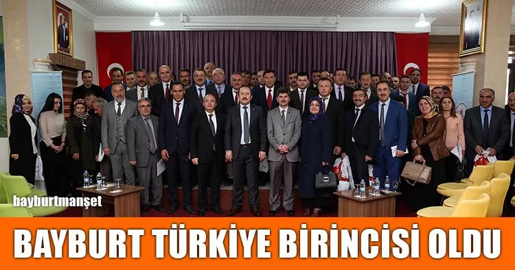 Bayburt Türkiye Birincisi Oldu