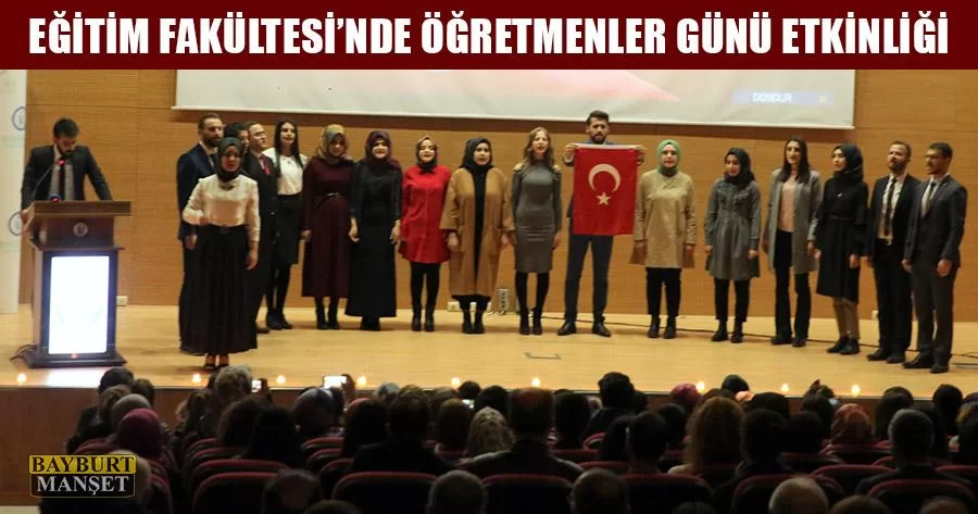 Eğitim Fakültesi’nde Öğretmenler Günü Etkinliği