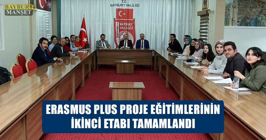 Erasmus Plus Proje Eğitimlerinin İkinci Etabı Tamamlandı