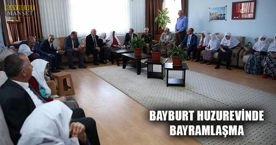 Bayburt Huzurevinde Bayramlaşma