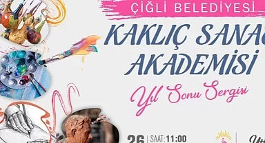 Çiğlili Kursiyerlerden Yıl Sonu Sergisi