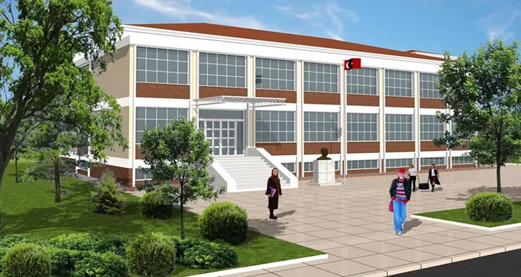 Bayburt'a 8 Derslikli Yeni Bir Okul Binası