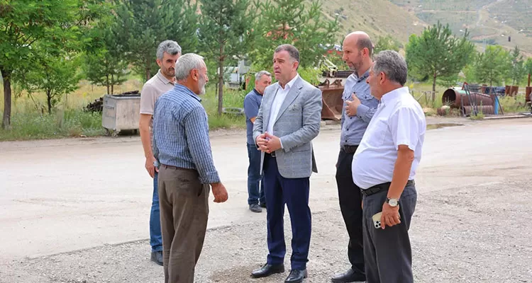 Bayburt Valisi Mustafa Eldivan, 21 Şubat Sanayi Sitesi Esnafıyla Buluştu