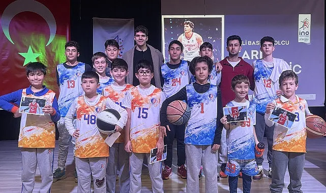 Milli basketbolcu Tarık Biberovic, İNO Barstow Okulları “İlham Verenler Konferansı”nda gençlerle buluştu