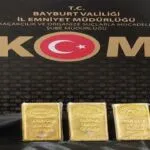 Bayburt'ta 3 Kilo Altın Ele Geçirildi, Değeri Dudak Uçuklatıyor!