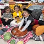 Bayburt'un Aydıntepe İlçesinde Miniklerden Çiğ Köfteli Yerli Malı Haftası Kutlaması