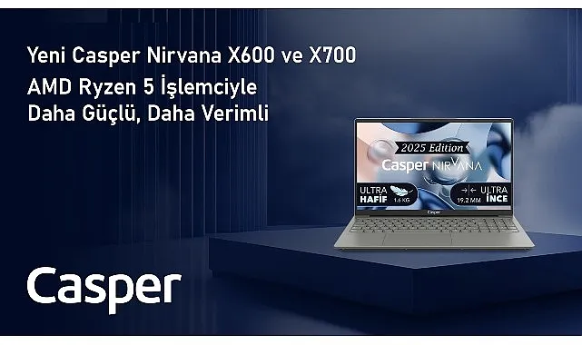 AMD Ryzen 5 İşlemciyle Güçlendirilen Casper Nirvana X600 ve X700 Performansta Çığır Açıyor haberi