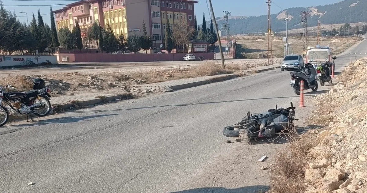 Adıyaman’da motosiklet kazası: Sürücü ağır yaralı haberi