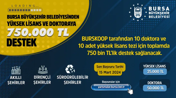 BURSKOOP'un 'Lisansüstü Tez Destek Programı' sonuçlandı haberi