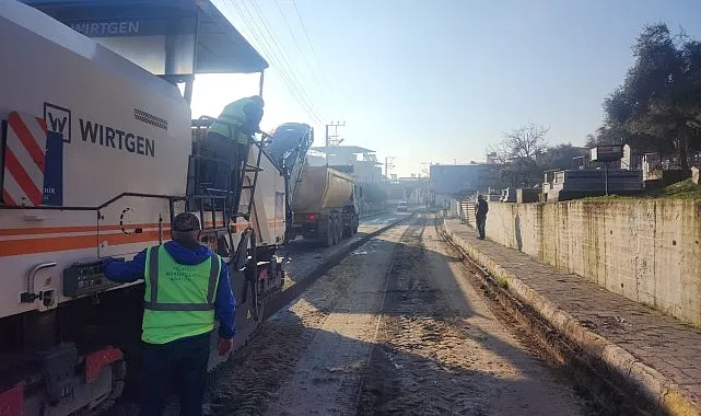 Başkan Çerçioğlu Söke’nin yollarını yeniliyor haberi