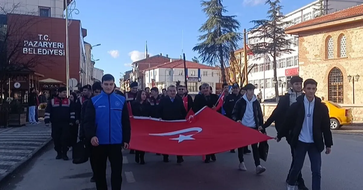 Bilecik Pazaryeri’nde Sarıkamış Şehitleri anısına yürüyüş haberi