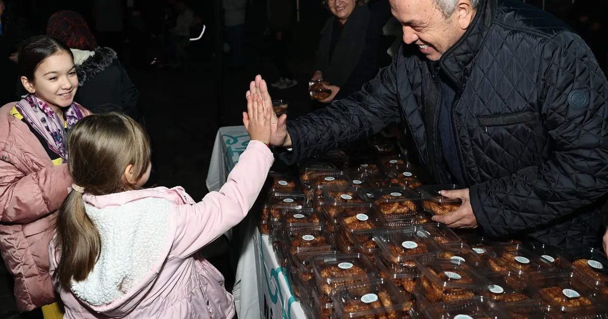 Bursa Nilüfer’den kandil simidi ikramı haberi