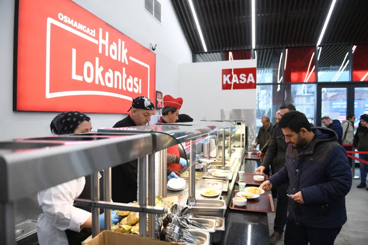 Bursa Osmangazi Halk Lokantası’ndan 150 bin kişi faydalandı haberi