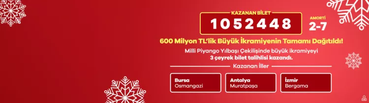 Büyük ikramiyeyi 3 il paylaştı! İşte talihli numara!