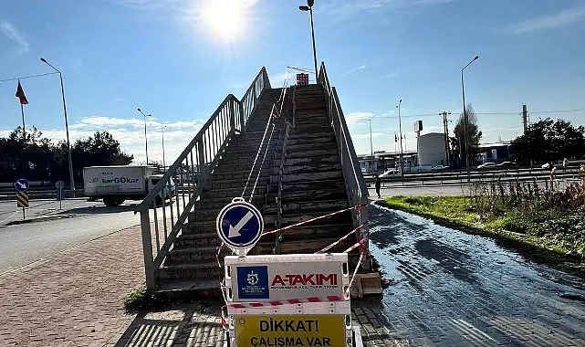 Büyükşehir’den Gebze’de üst geçit tadilatı haberi