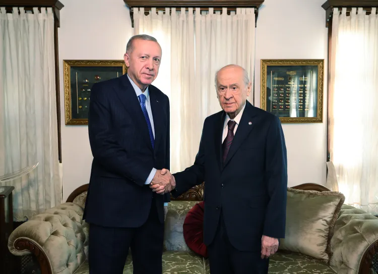 Cumhurbaşkanı Erdoğan Bahçeli ile buluştu haberi