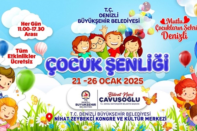 Denizli Büyükşehir’den çocuklara şenlik müjdesi haberi