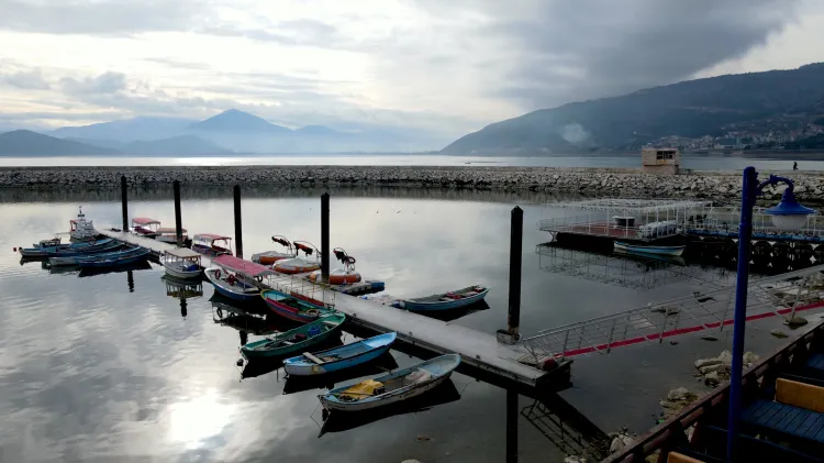 Eğirdir'den yeni görüntüler paylaşıldı... Eğirdir nefes almaya başladı haberi