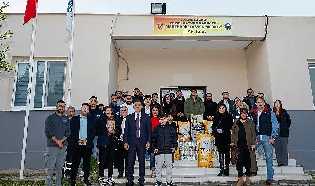 Hayvanseverlerden Yenişehir Belediyesinin bakımevine mama desteği haberi