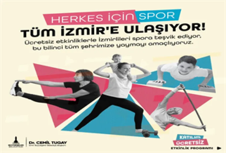 İzmir’de spor çalışmaları hız kesmiyor haberi