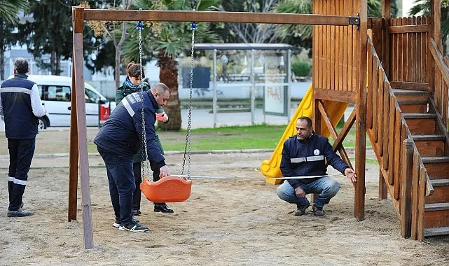 Karşıyaka’nın parkları artık daha güvenli haberi