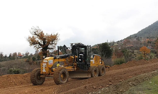 Kemer Ovacık yolu asfalta hazırlandı haberi