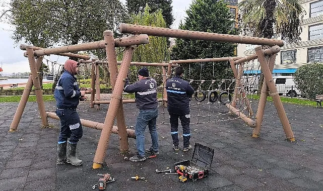 Kocaeli Büyükşehir'den oyun gruplarına periyodik bakım haberi