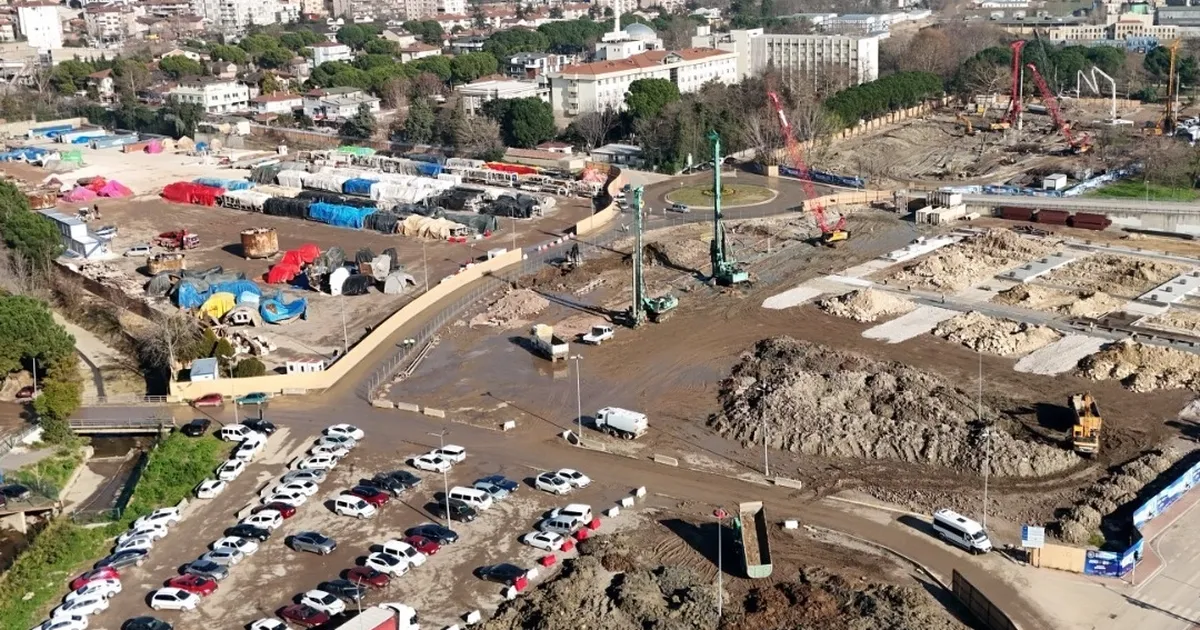 Kocaeli'de Körfezray Metro projesi hızla ilerliyor haberi