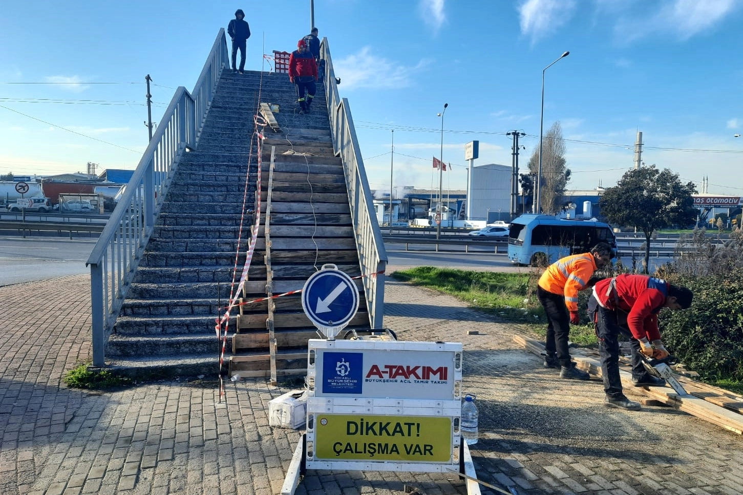 Kocaeli'den Gebze’de üst geçit tadilatı haberi