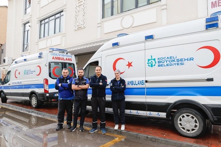 Kocaeli'nde 2024'te 48 bin kişiye "Hasta Nakil Ambulans" haberi