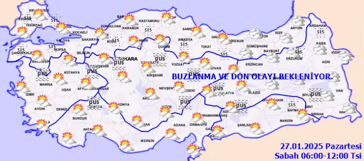 Meteoroloji'den don ve çığ uyarısı! haberi