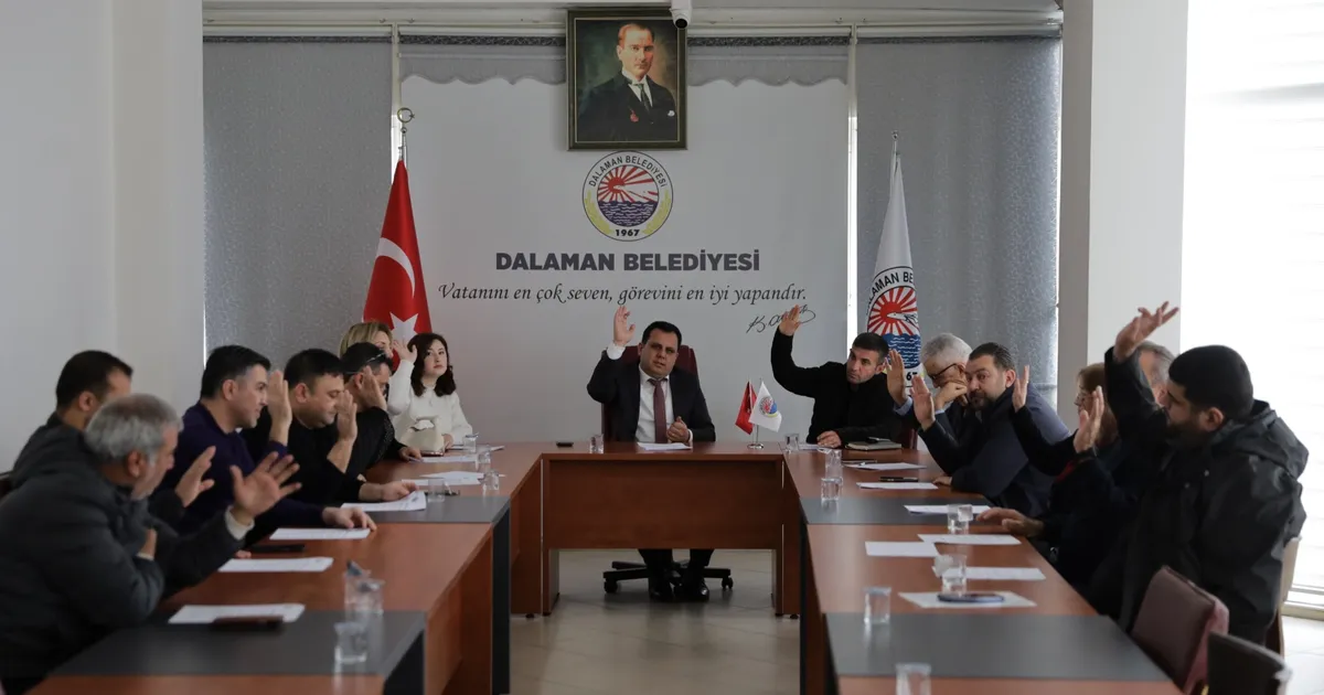 Muğla Dalaman'da meclis toplandı haberi