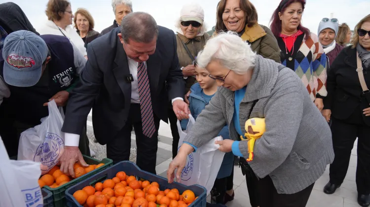 Portakal dağıtımları Güllük ve Boğaziçi’nde devam etti haberi