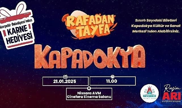 “Rafadan Tayfa Kapadokya” Filmi 2. Kez Çocuklarla Buluşacak haberi