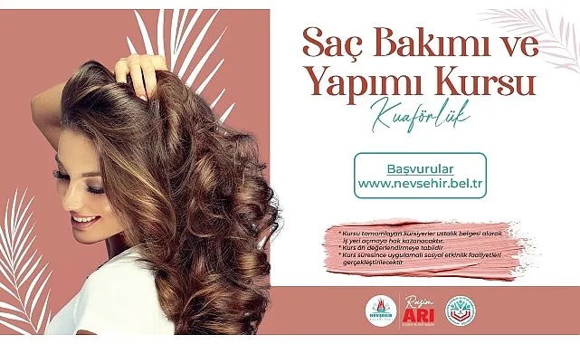 Saç Bakımı ve Yapımı Kursu (Kuaförlük) Açılacak haberi