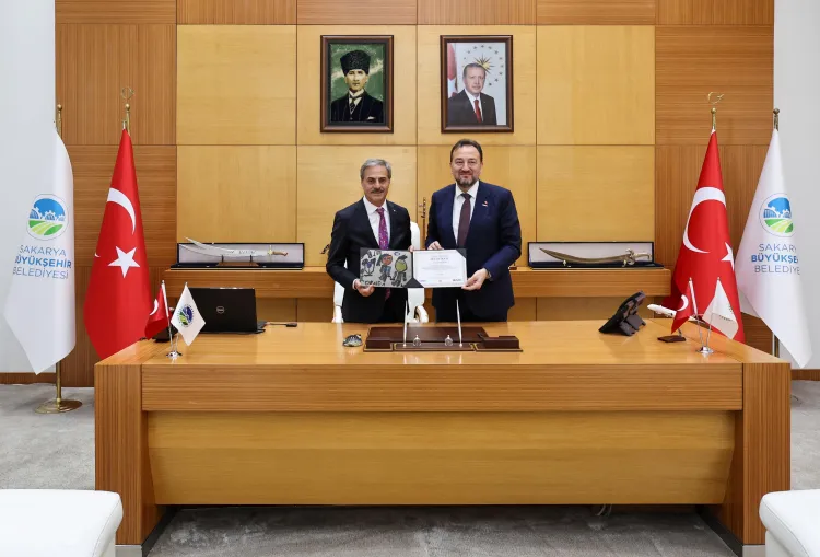 Sakarya'da Başkan Alemdar MÜSİAD Genel Başkanı'nı ağırladı haberi