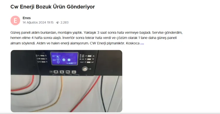 Tüketiciler kadar çalışanları da isyanda: CW Enerji, sektörün yüz karası! haberi