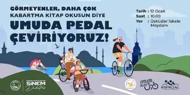 Üsküdar’da Umuda Pedal Etkinliği haberi