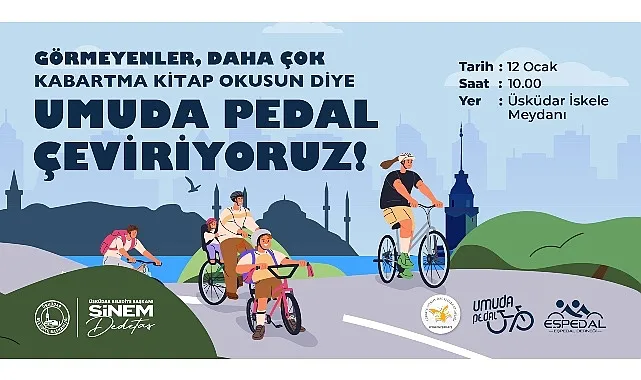 Üsküdar’da Umuda Pedal Etkinliği haberi