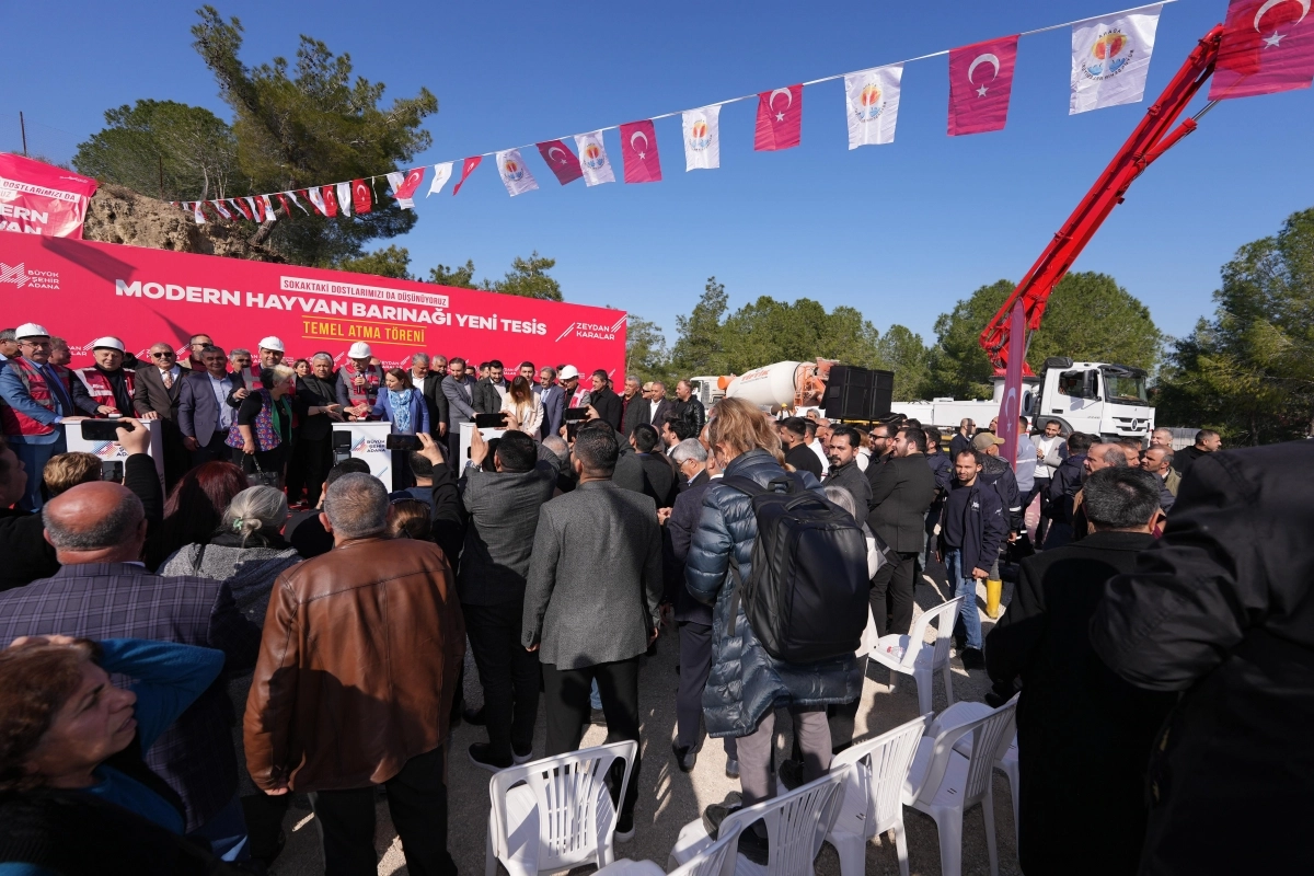 Adana'da modern hayvan barınağı ek yeni tesis’in temeli atıldı haberi