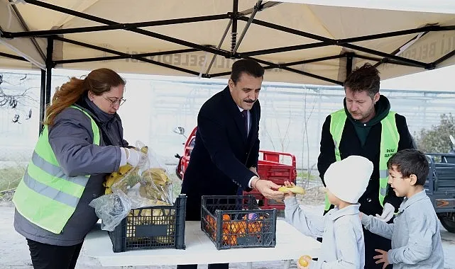 Başkan Kırgöz’den öğrencilere taze meyve ikramı haberi