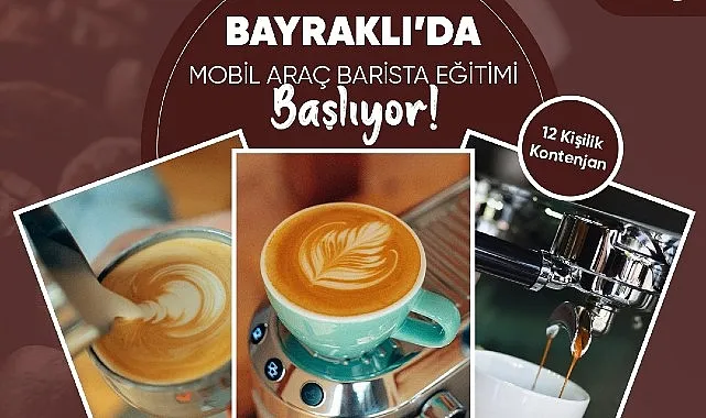 Bayraklı Belediyesinden ücretsiz ‘barista’ kursu haberi