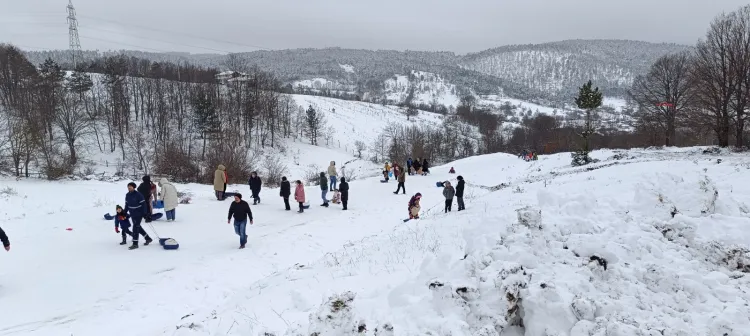 Bilecik Pazaryeri'nde 'kızak' coşkusu! haberi