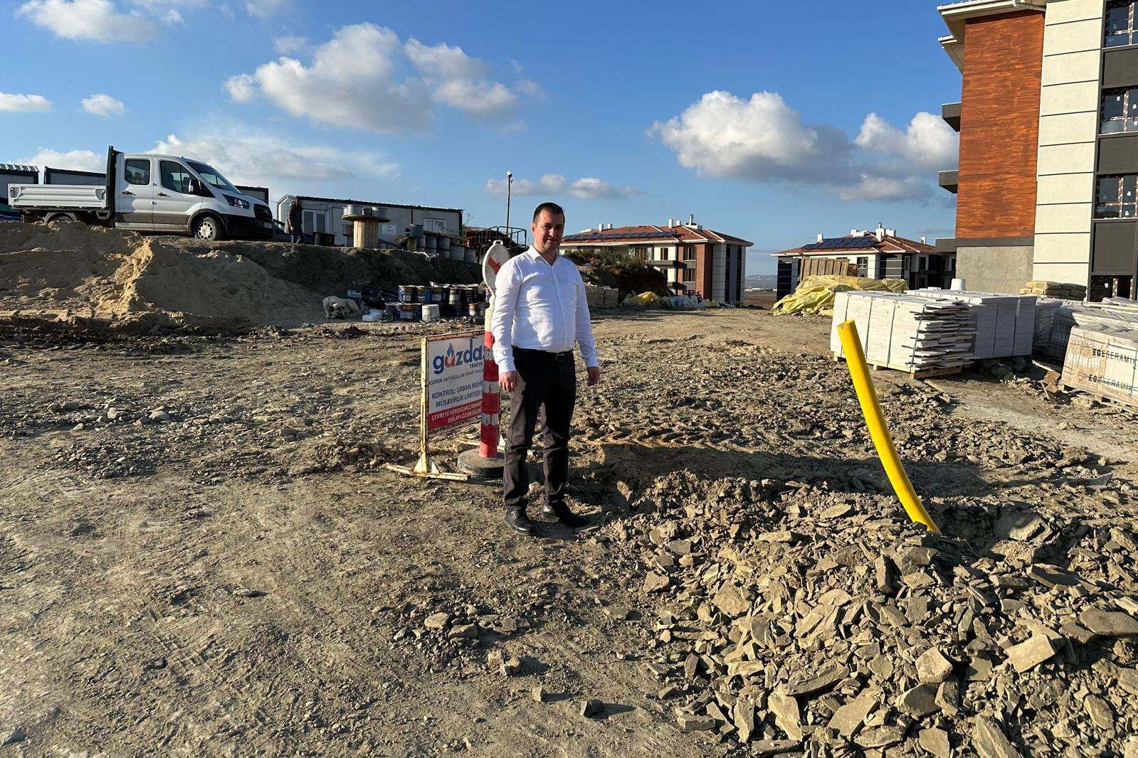 Edirne Yenimuhacır'da TOKİ konutlarına doğal gaz hattı haberi