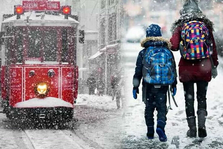 İstanbul'da eğitime kar engeli! haberi