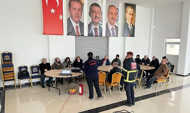 Kocaeli İtfaiyesi vatandaşı bilinçlendiriyor haberi