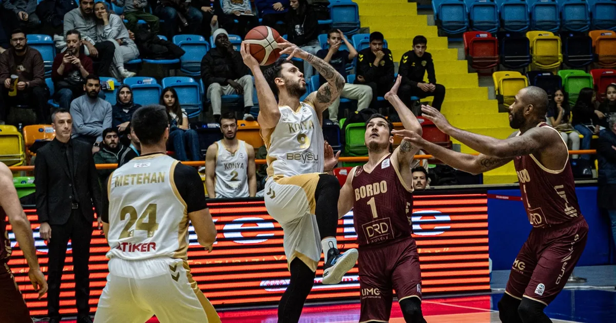 Konya, Bandırma Bordo Basketbol’a şans tanımadı haberi