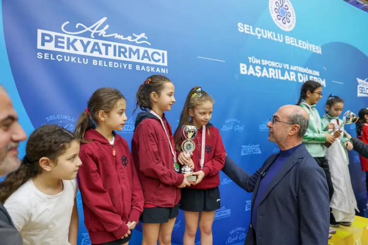 Konya Selçuklu masa tenisi müsabakalarına ev sahipliği yaptı haberi