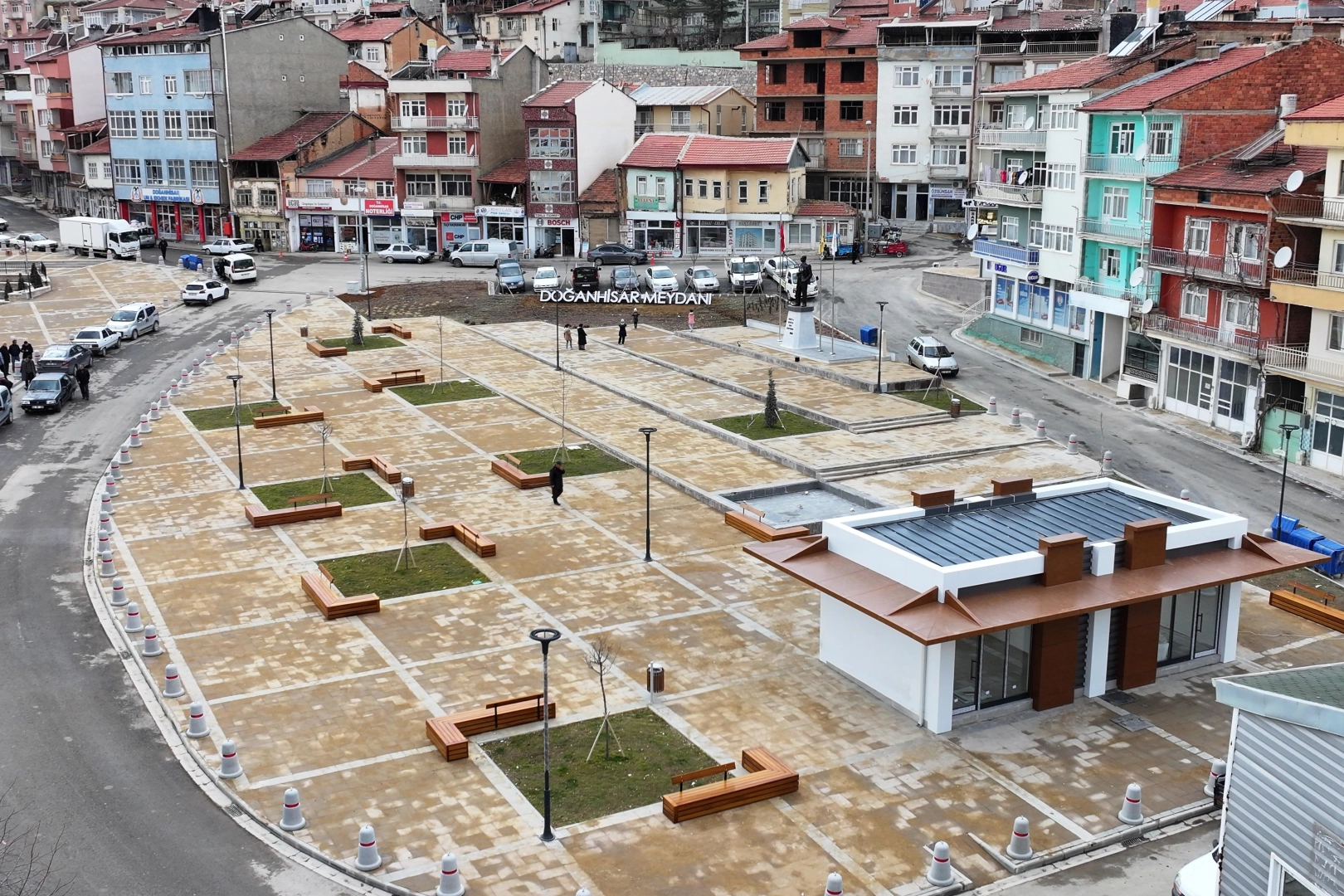 Konya'da meydan düzenlemesi tamamlandı haberi