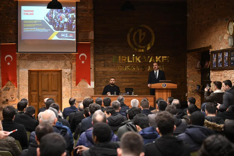 Konya'nın Hatay'daki örnek çalışmaları Bursa'dan anlatıldı haberi